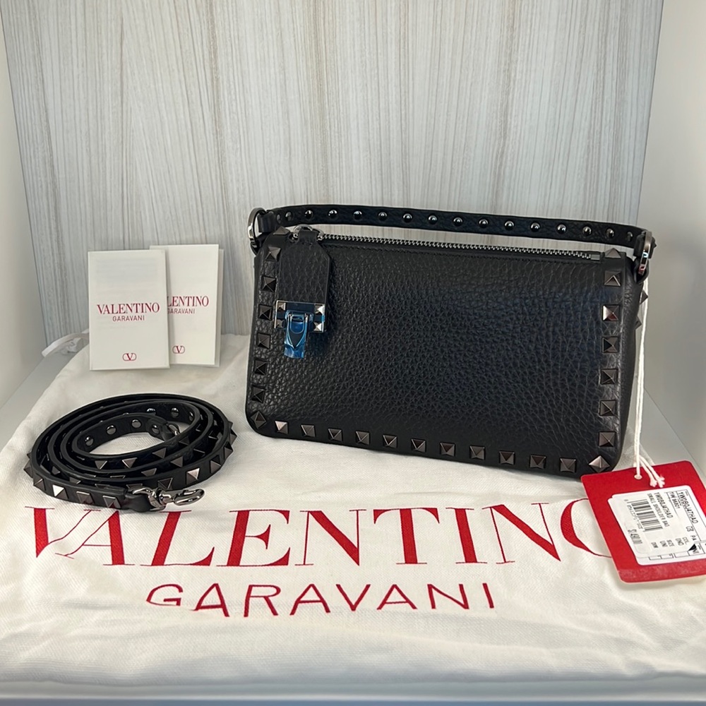 Valentino Rockstud small black shoulder bag new with tags